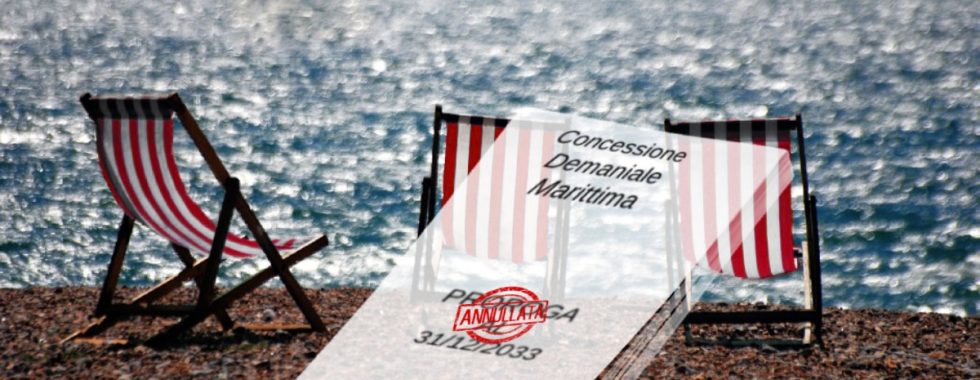 concessione demaniale marittima, proroga annullata